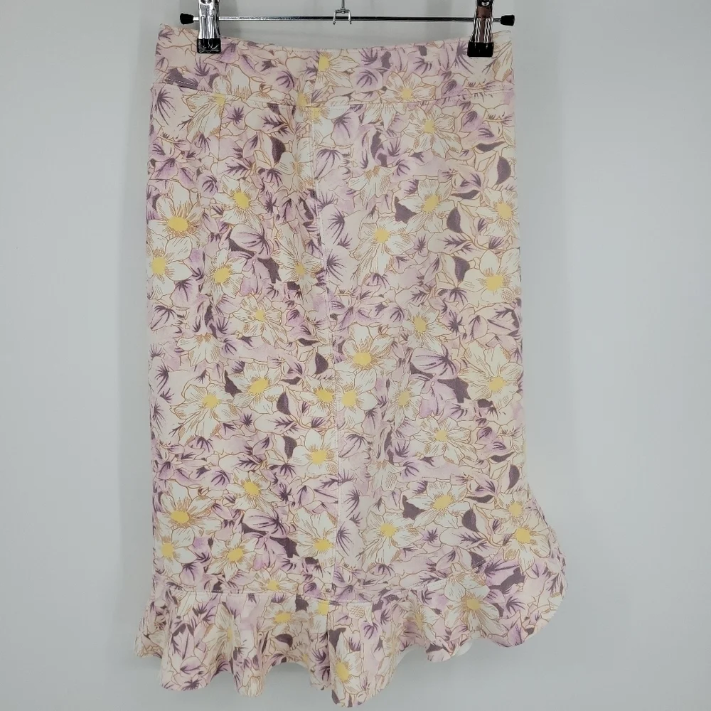 Anthropologie womens ruffled